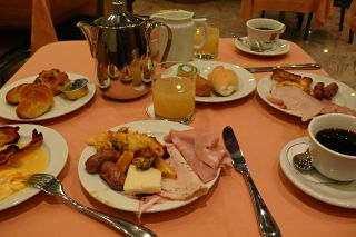ミケランジェロホテルの朝食